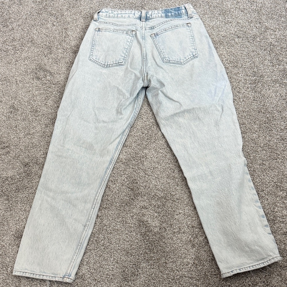 Abercrombie & Fitch Curve Love Acid Wash High-Rise Mom Jeans SZ 2 3/$30 - Picture 5 of 16